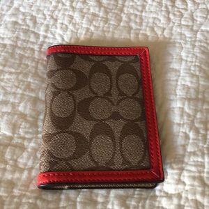 Coach passport case